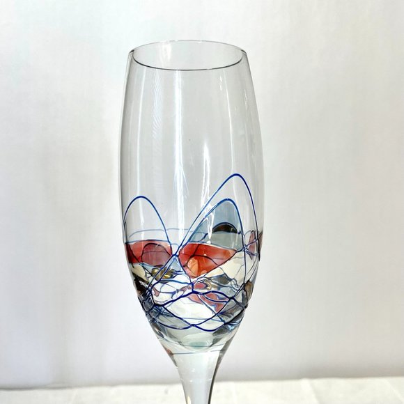 Milano Collection Hand Made Romanian Crystal Milano Champagne Glasses - Picture 5 of 5